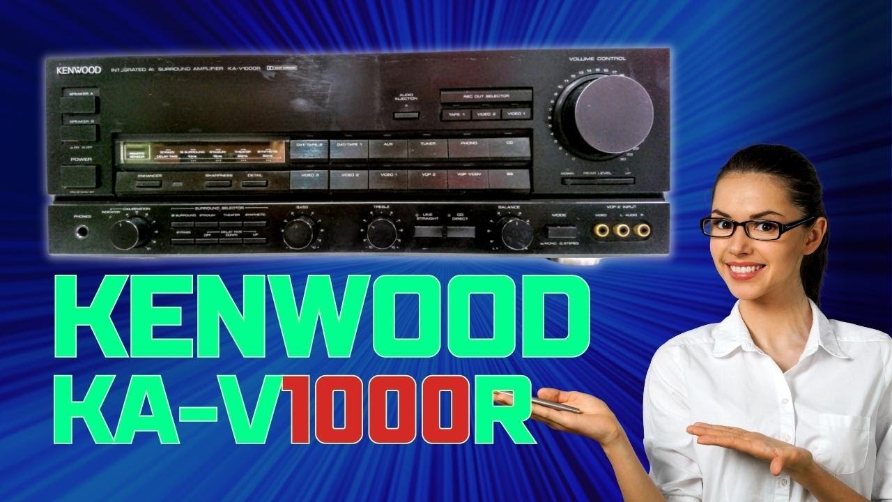 KENWOOD (TRIO) KA-V1000R -  - брутальный монстр из Японии. В 1988 г стоил почти как Toyota Corolla!