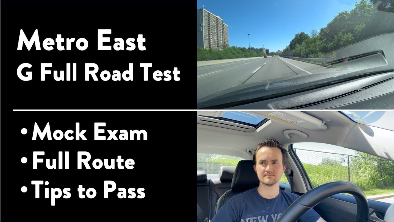 Metro East G Full Road Test - Mock Exam with Full Route & Tips to Pass Your Driving Test in Toronto