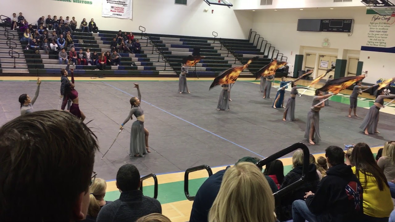 Tulare Western Winterguard 2018 - SVWAA Show #2