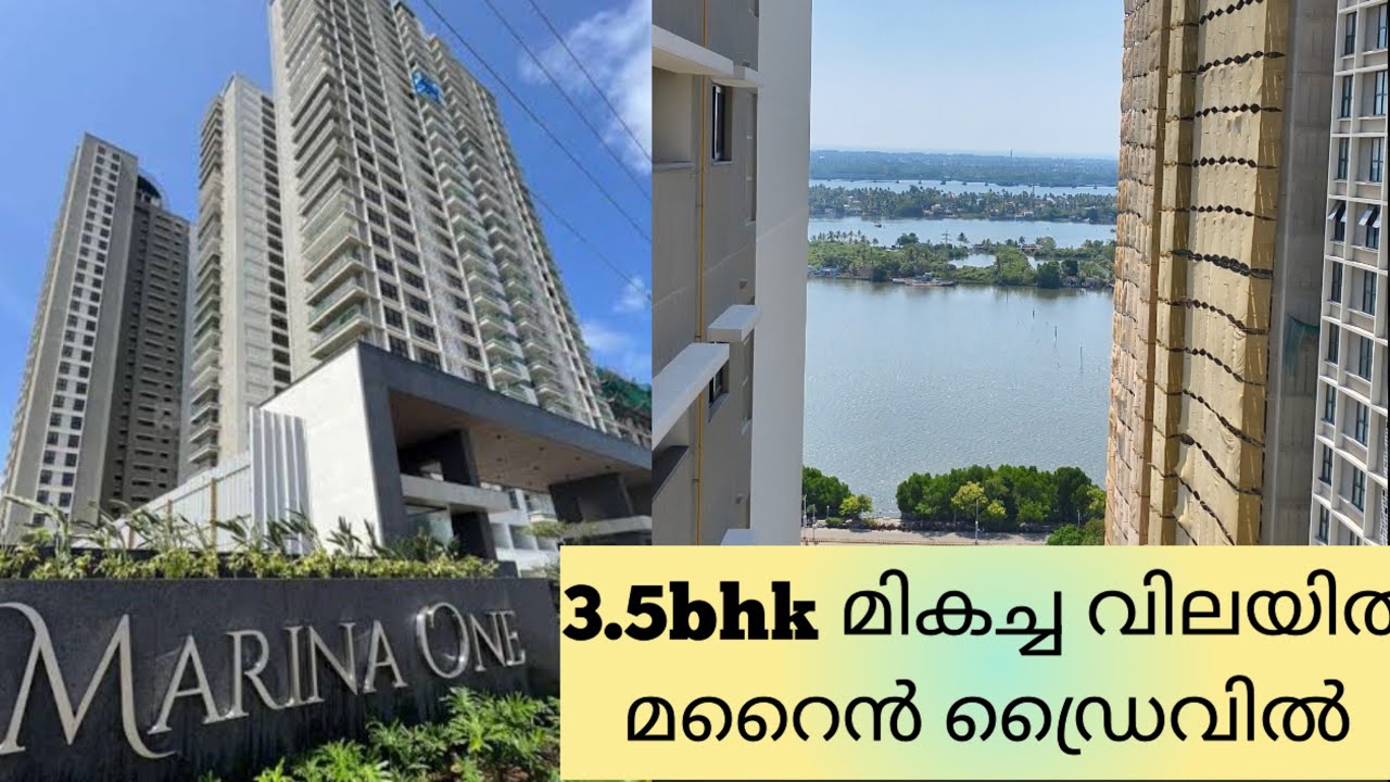 Marina one 2483 sq. Ft ultra laxury flat marine drive kochi ernakulam ready to move