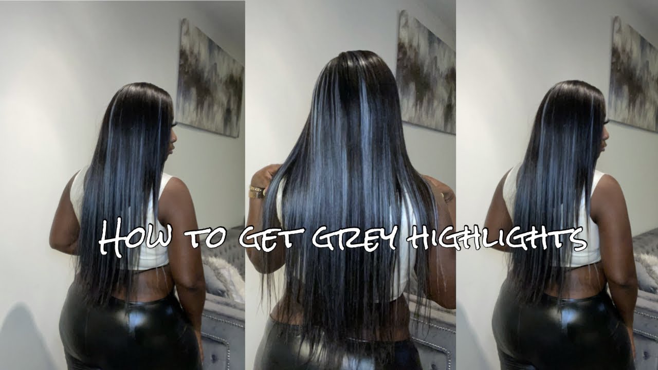 How to get grey highlights without damaging your wig- Hermosa hair