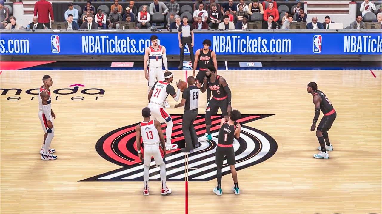 Portland Trailblazers vs Washington Wizards 12/21/2023 NBA 2K24 Gameplay