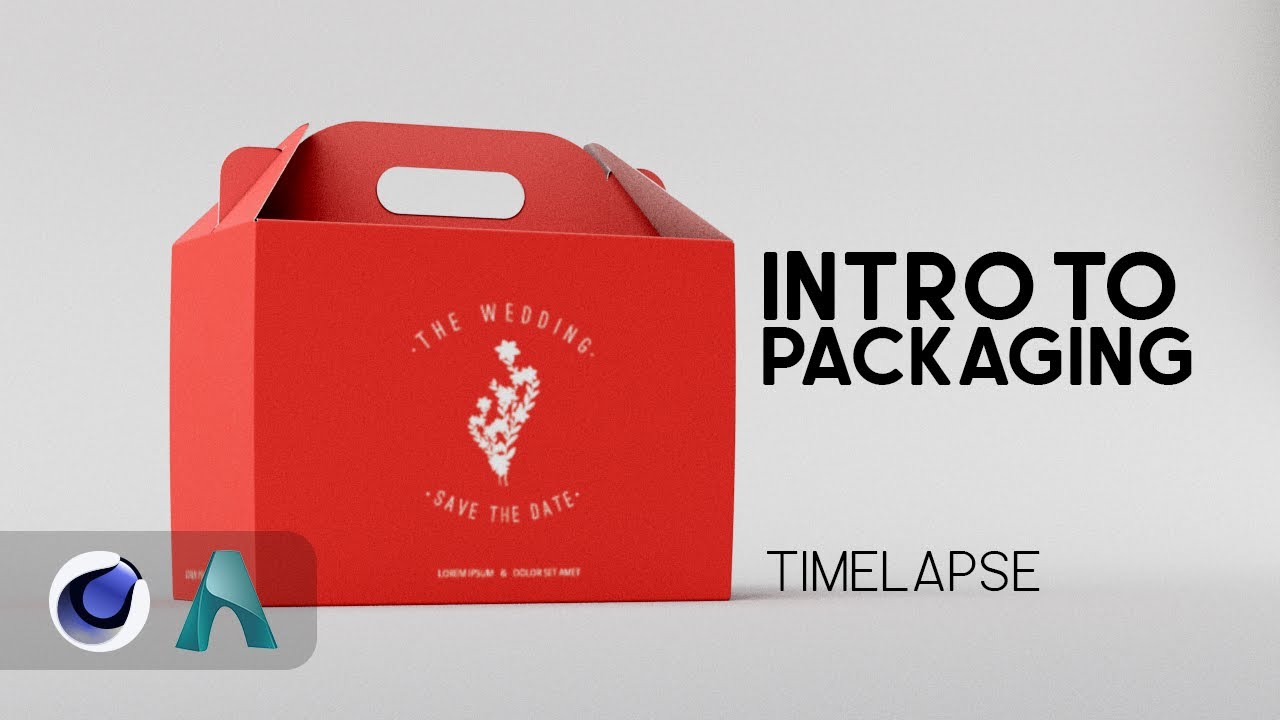 Intro to Packaging in C4D & Arnold (Timelapse)