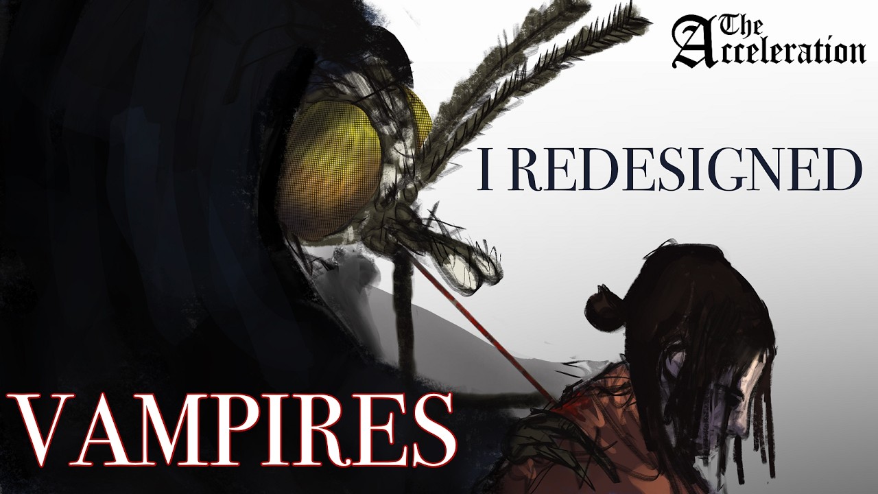 7ft Intelligent Mosquitoes? - A Worldbuilding Concept Art Project