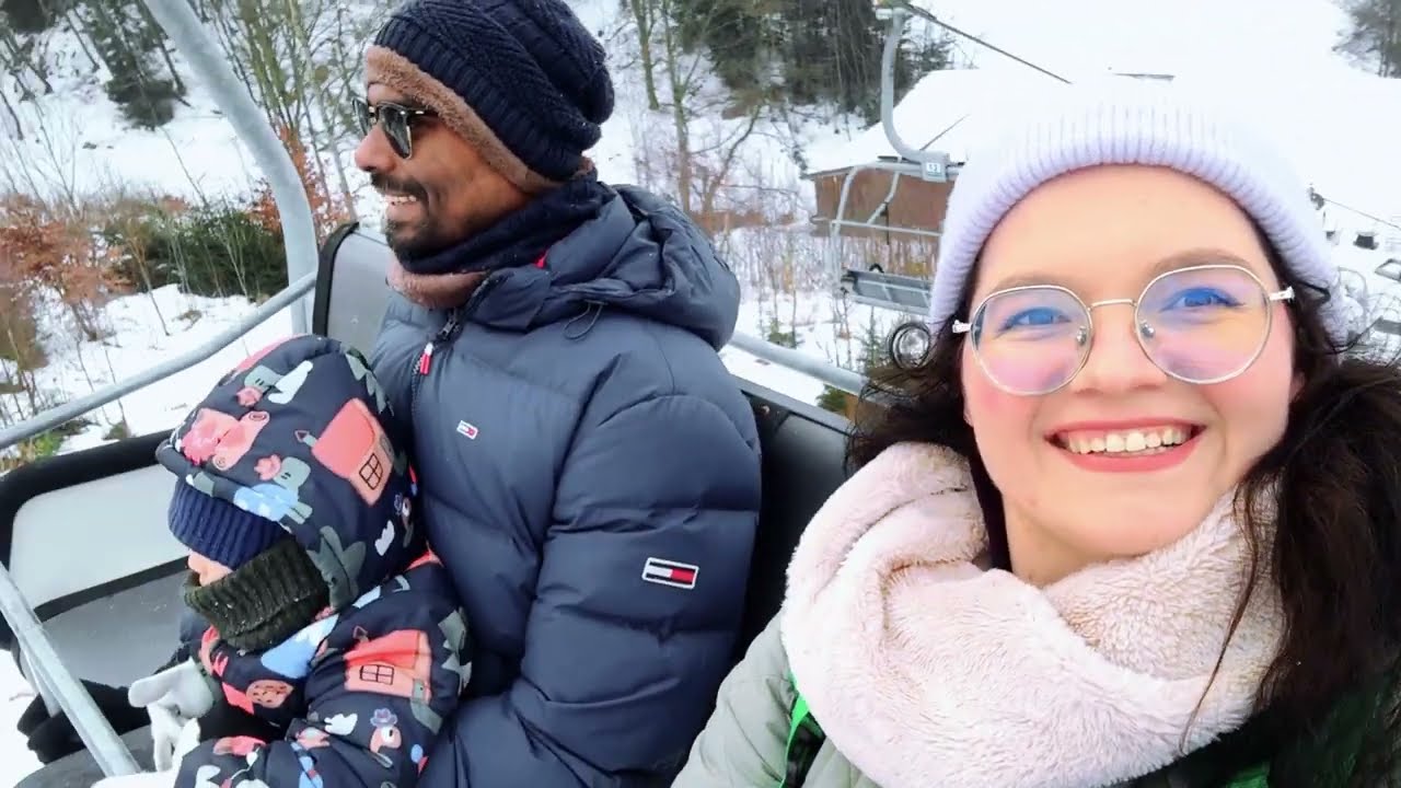 ⛷️NJE DITE DIMRI NE GJERMANI ME NJE FEMIJE 2-3 vjec 🇩🇪|  SKI DHE SLIDING ❄️