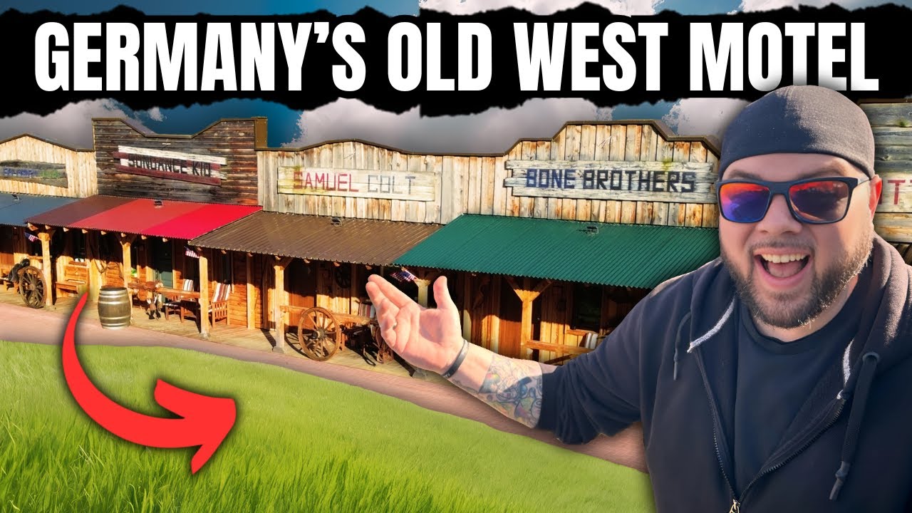 Staying OVERNIGHT in Germanys American style OLD WEST MOTEL!
