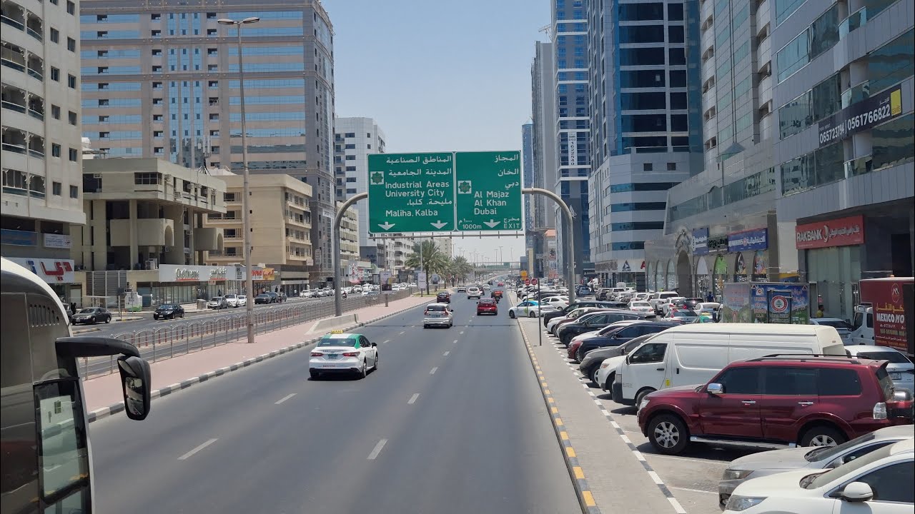 UAE taxi, bus +metro ride: Ajman to Dubai Burjuman Metro via Sharjah Bus Stn +Abu Hail Metro Stn