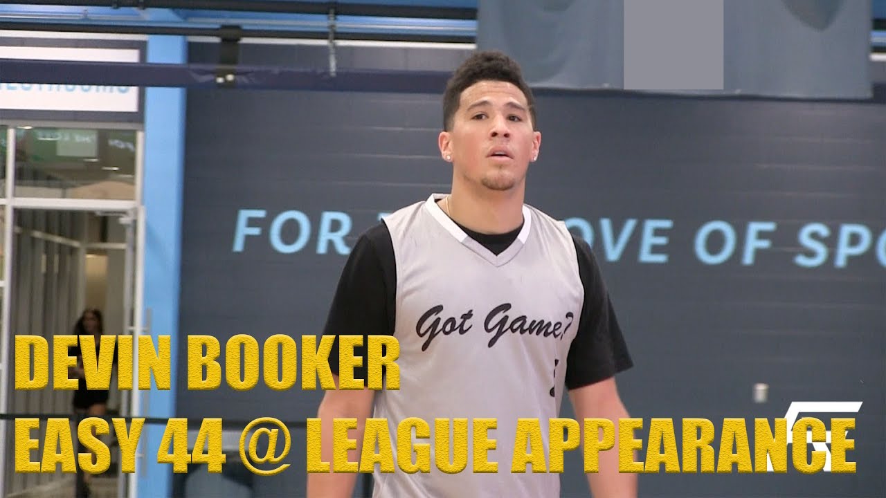Devin Booker Goes For Easy 44 PTS In League Game Appearance