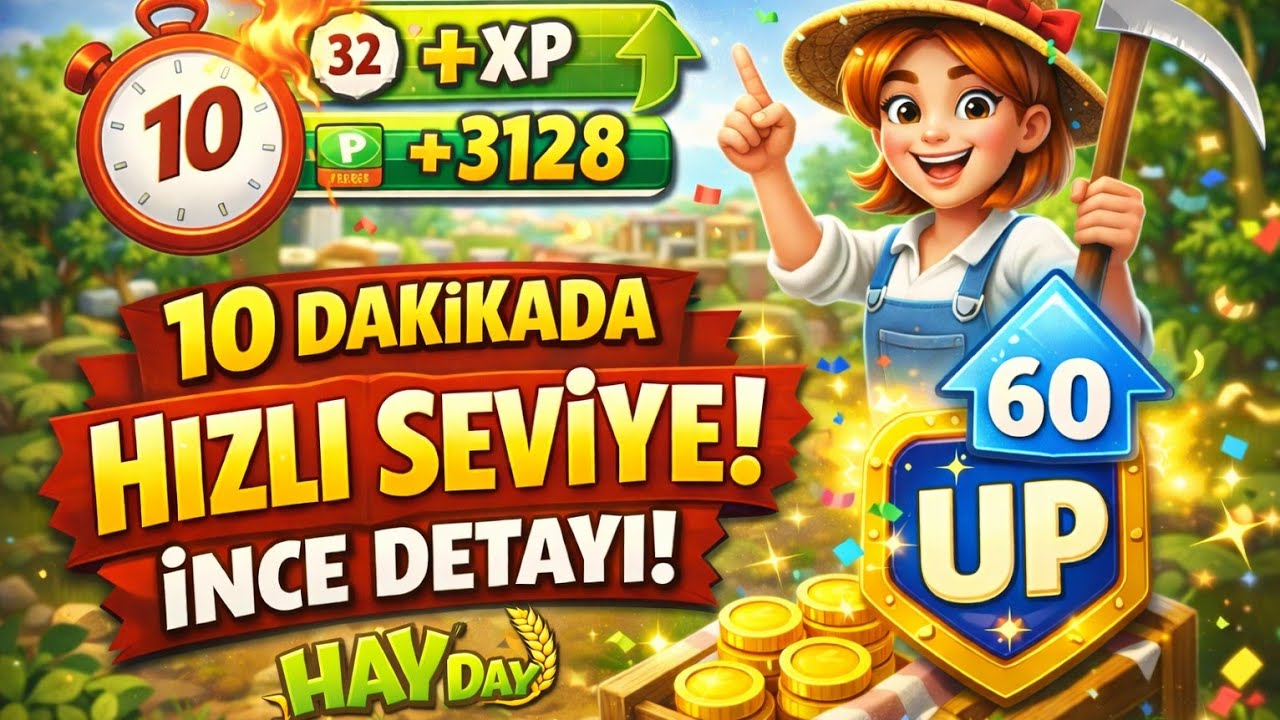 10 Dakikada Hay Day hızlı seviye ince detayı #hayday #haydaydesign