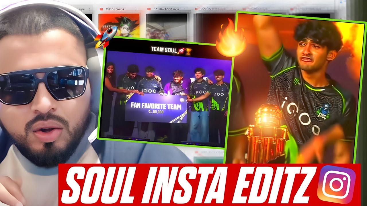 SID REACTION ON BEST iQOOSOUL INSTA EDITS 🔥