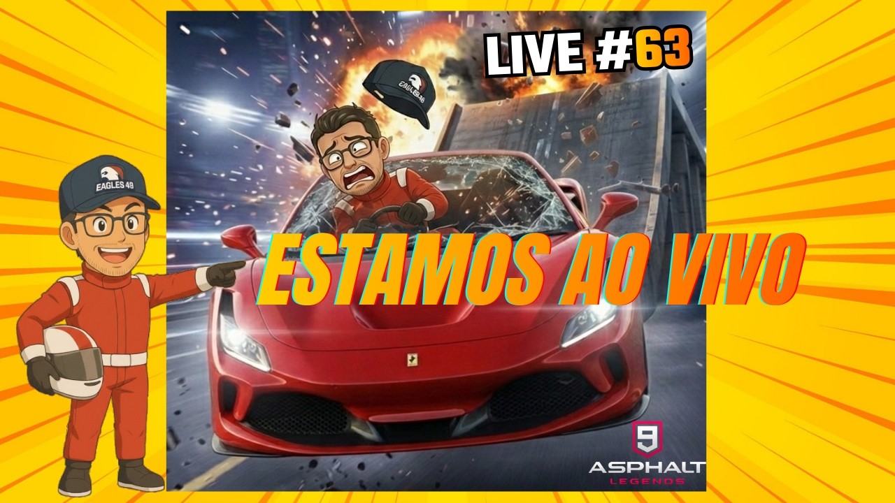 🏎️ HOLI FEST RUMO AO TOP 10K! | Subindo o Ranking no Asphalt 9: Legends LIVE #63🚀