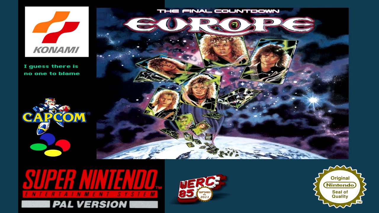 Europe - The Final Countdown 16-bit Super Nintendo Chiptune Cover (no console limitations) werc85