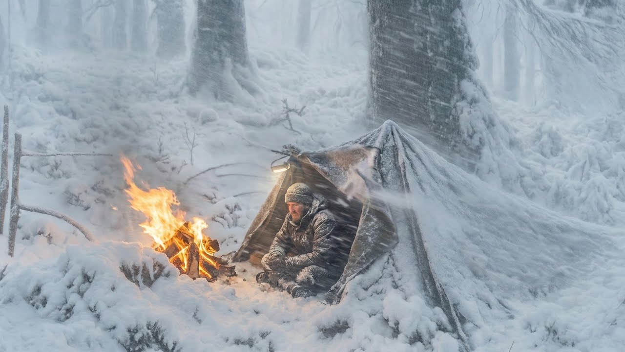 No Tent, No Sleeping Bag — 3 Days Alone at -17°C… I Almost Froze