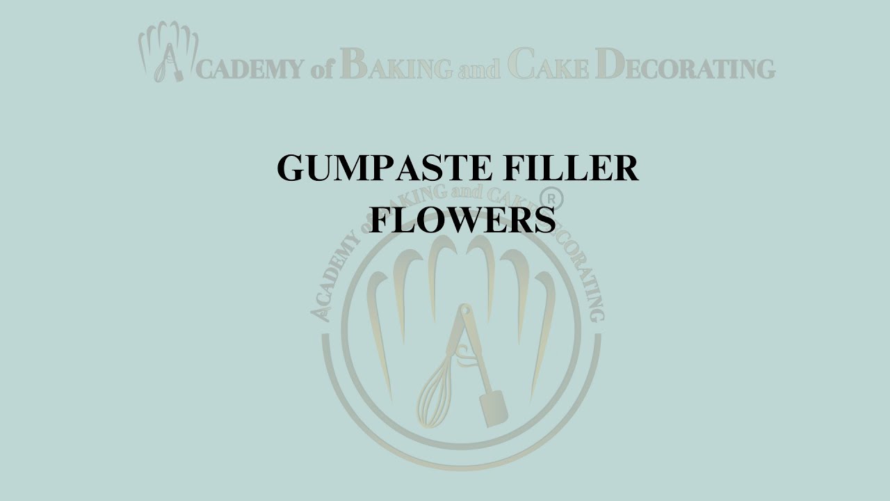 Gumpaste filler flower