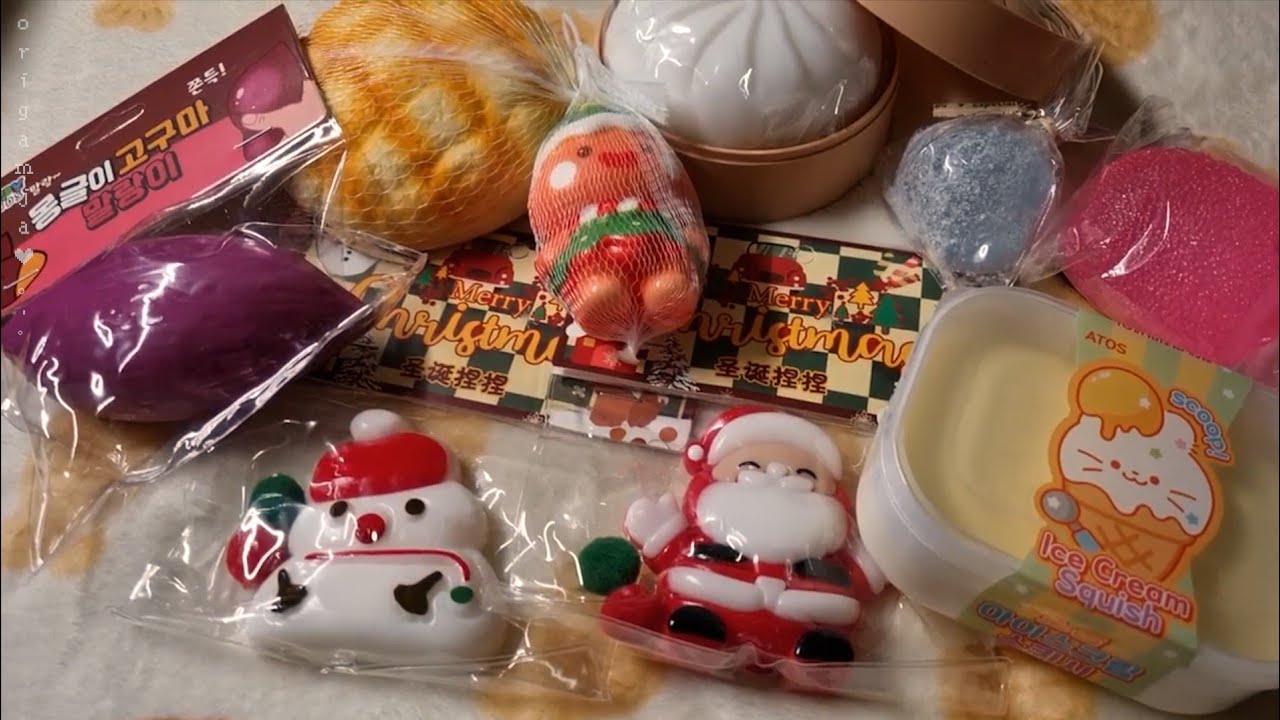 랜덤 말랑이 8종 깡...🎅🎄