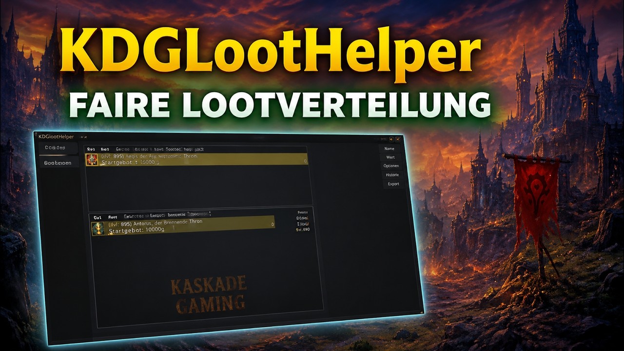 KDGLootHelper – Faire Lootverteilung für WoW | Feedback erwünscht