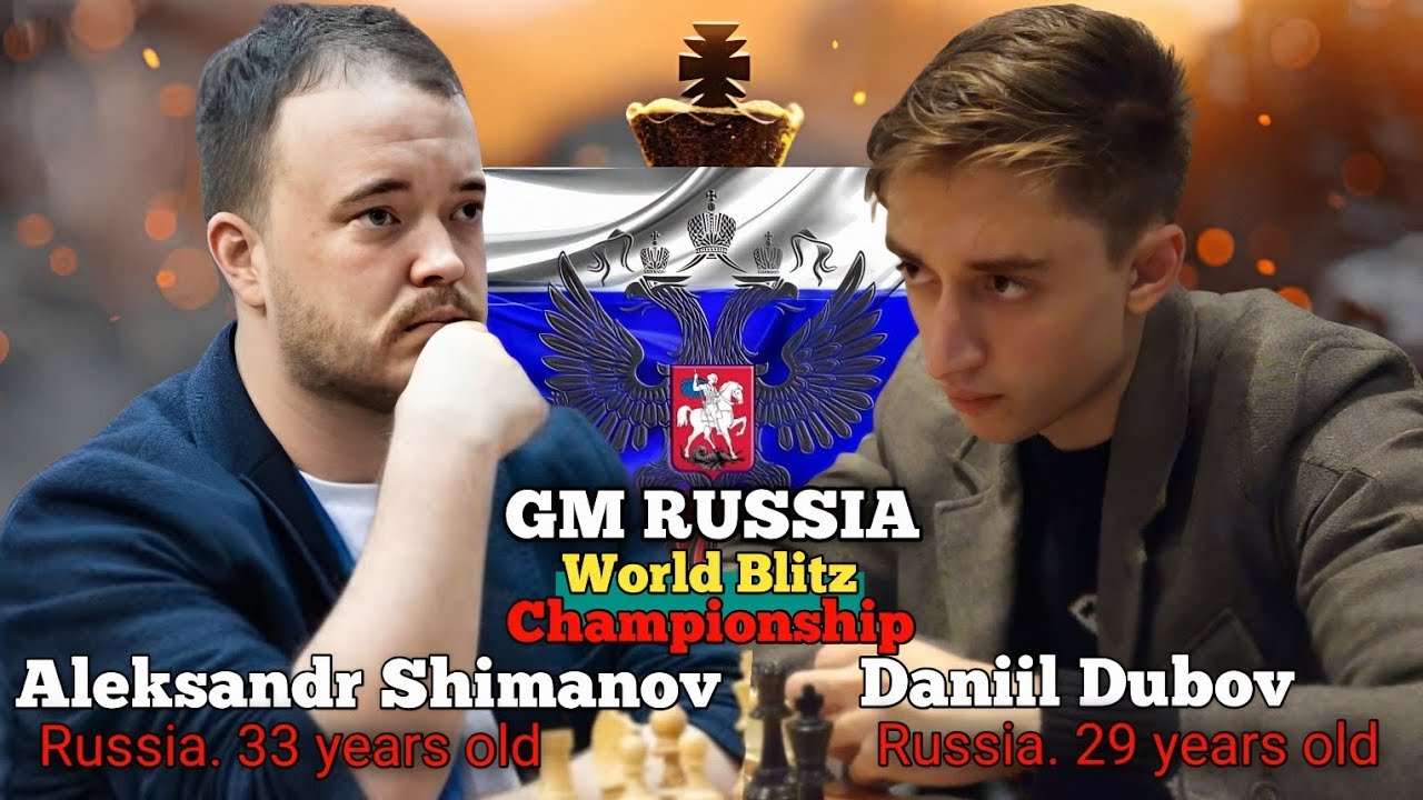 Daniil Dubov vs Aleksandr Shimanov | World Blitz Championship | GM Russia