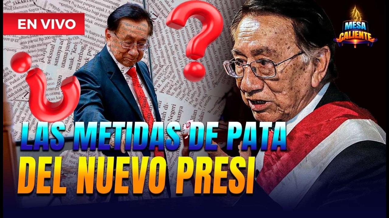 🔴EN VIVO – EL PASADO DEL PRESIDENTE BALCÁZAR QUE NO PUEDE BORRAR | Mesa Caliente por Panamericana TV