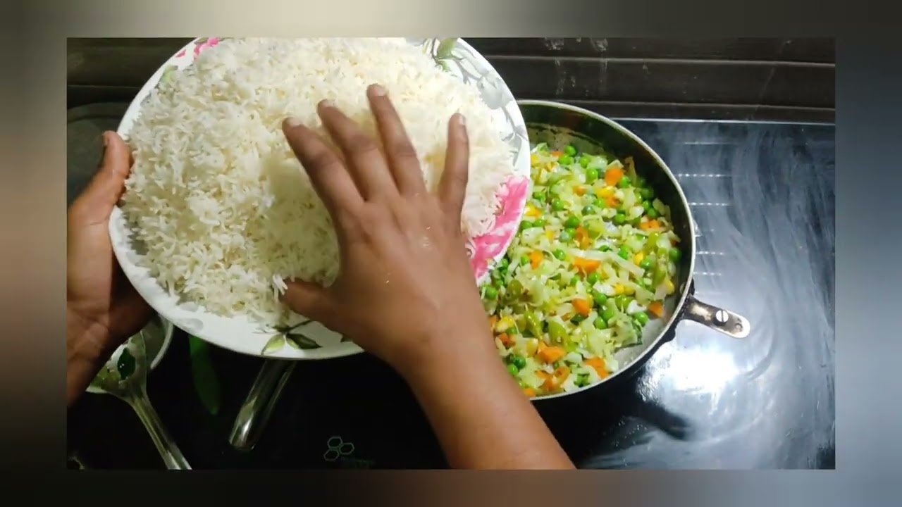 My Style Vegetable Rice@Ramya's Kitchen