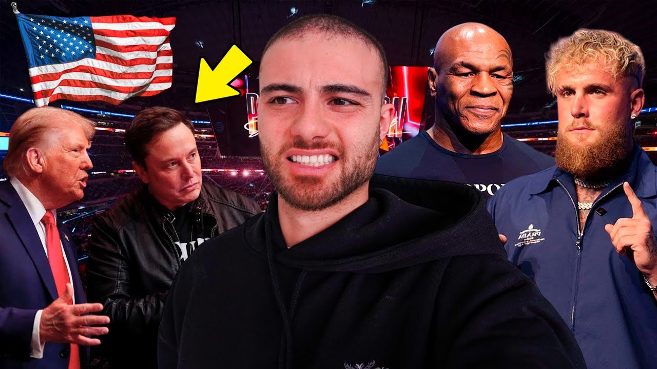 Scamados na luta do Mike Tyson x Jake Paul (c/ Trump)