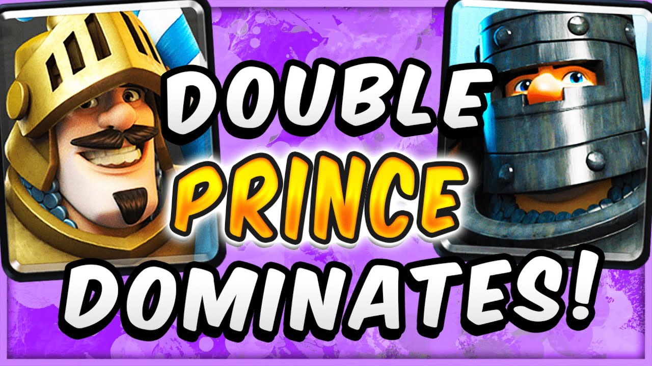 EFFORTLESS OFFENSE! EASY WINS w/ GIANT DOUBLE PRINCE DECK — Clash Royale