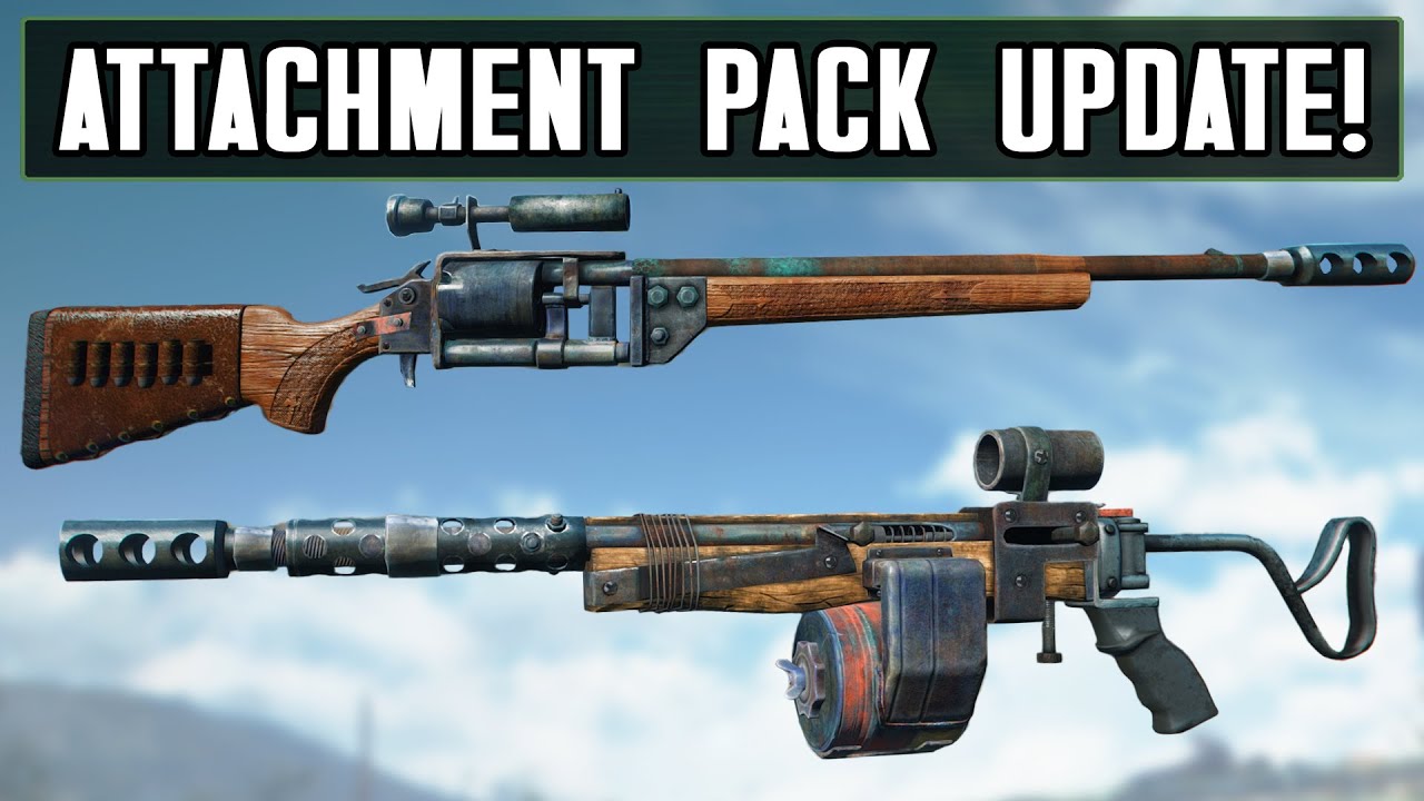 We Finally Did The Pipe Guns! - Attachment Pack Update (Fallout 4 Mod)