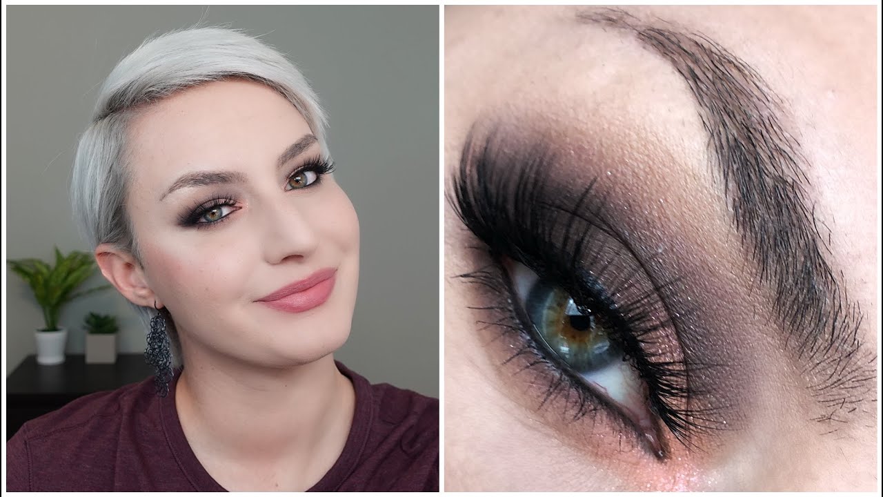 MAC PAINT POTS: Peach and Brown Smokey Eye | JustEnufEyes