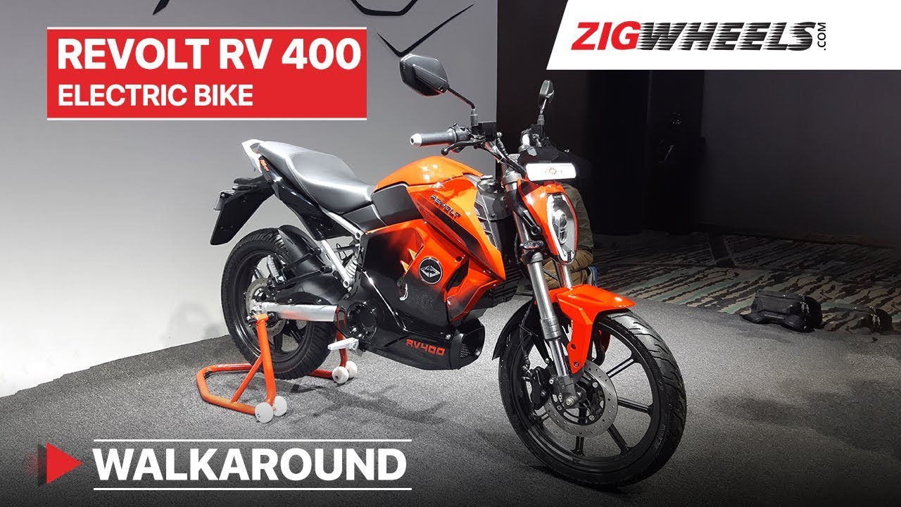 Revolt RV 400 Walkaround | Features, Range, Battery Solutions & More | ZigWheels.com