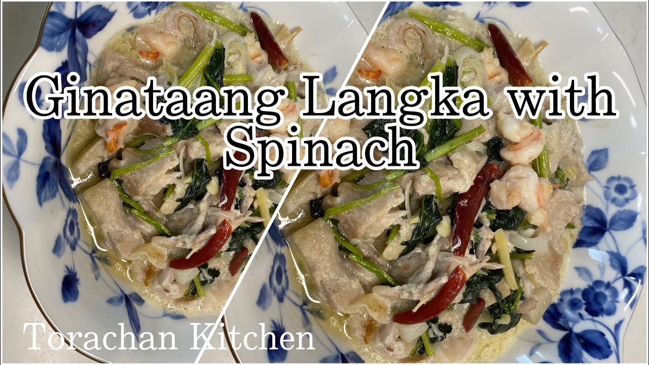 Ginataang Langka with Spinach