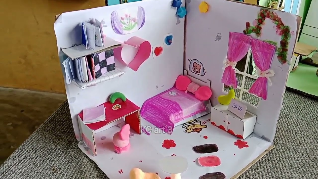 Thiết kế mô hình căn phòng | thiết kế mô hình căn phòng lớp 8 - thiết kế mô hình 3d - KCart3