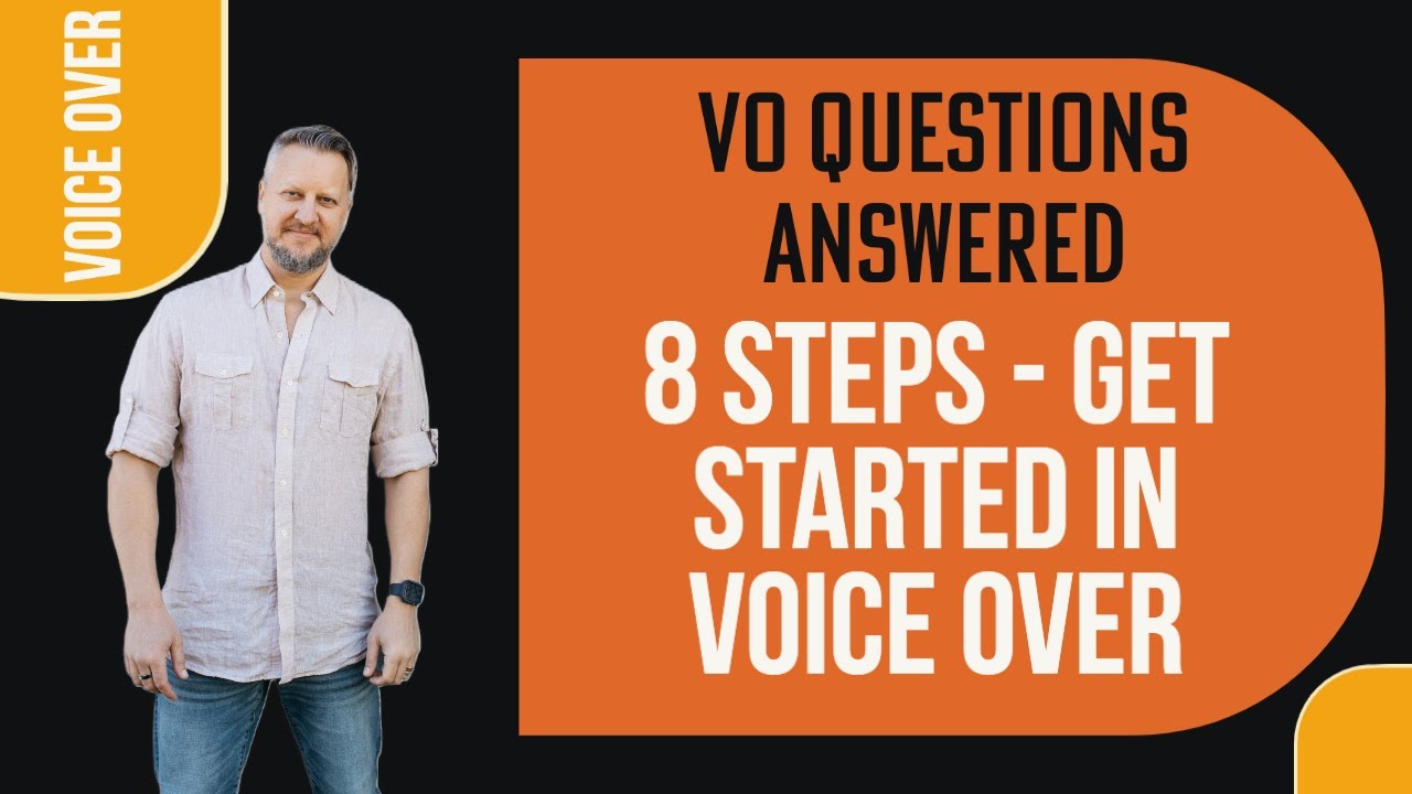 TOP VO QUESTIONS (ANSWERED): GET STARTED IN VOICE OVER | BECOME A VOICE ACTOR #voiceacting