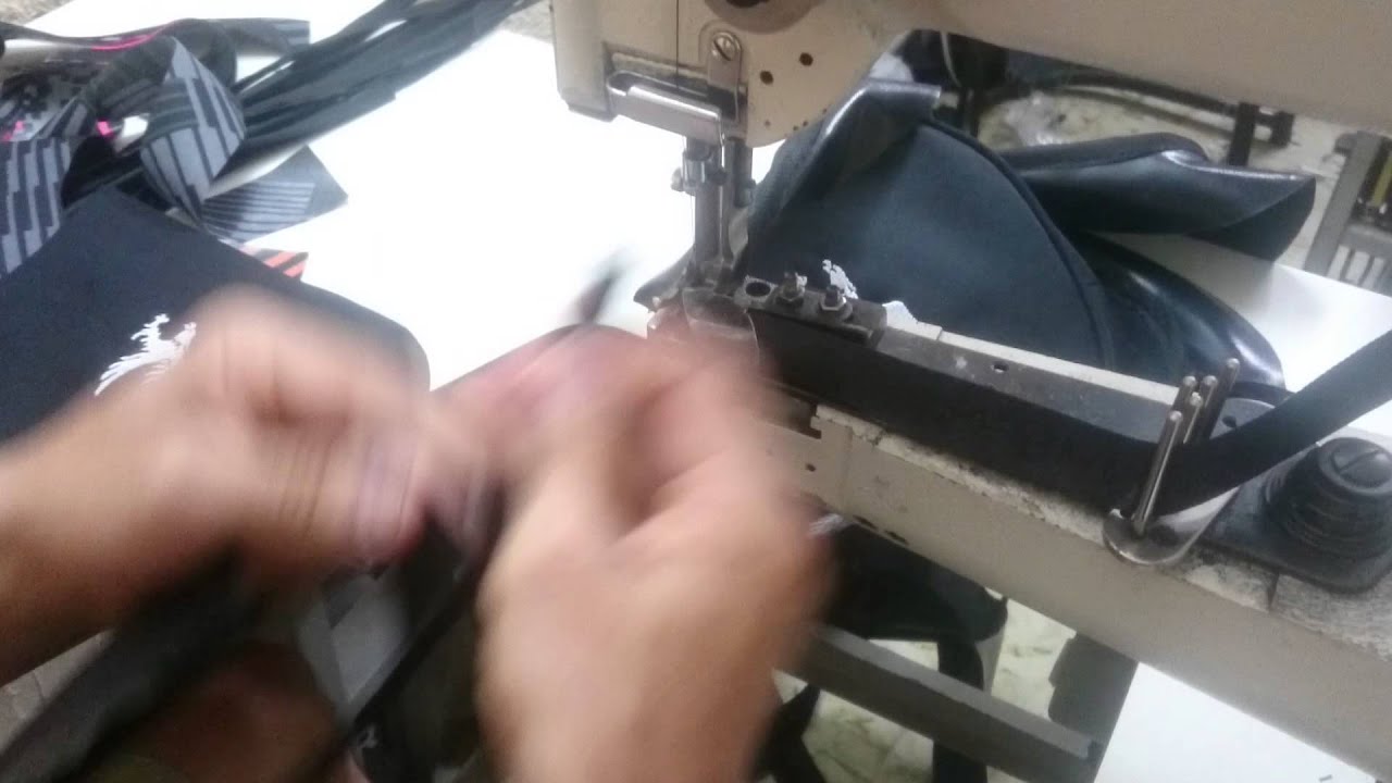 Como pegar vivo en ribeteadora armado de un morral