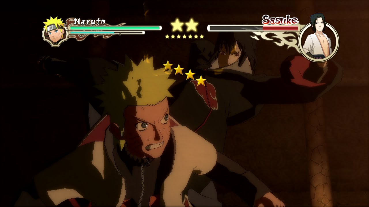 Naruto Ultimate Ninja Storm 2 MOD - Hokage Naruto vs Akatsuki Taka Sasuke Boss Battle Character Swap
