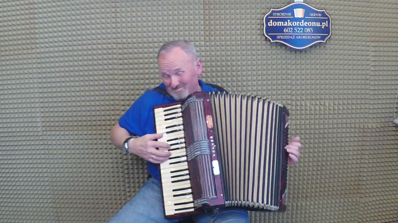 Pożegnanie biesiada akordeon Hohner Verdi V po remoncie w Domu Akordeonu tel. 602522085