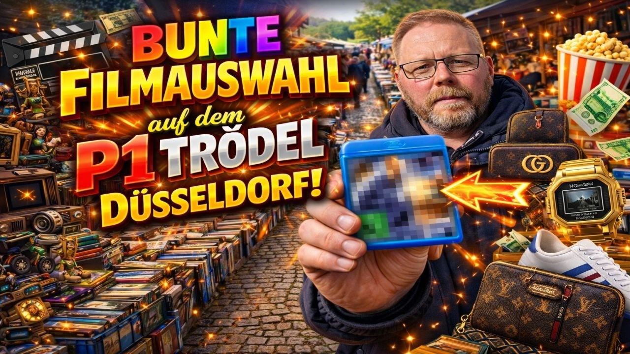 Wieder mal am Filme st&ouml;bern auf dem Tr&ouml;delmarkt P1 in D&uuml;sseldorf!