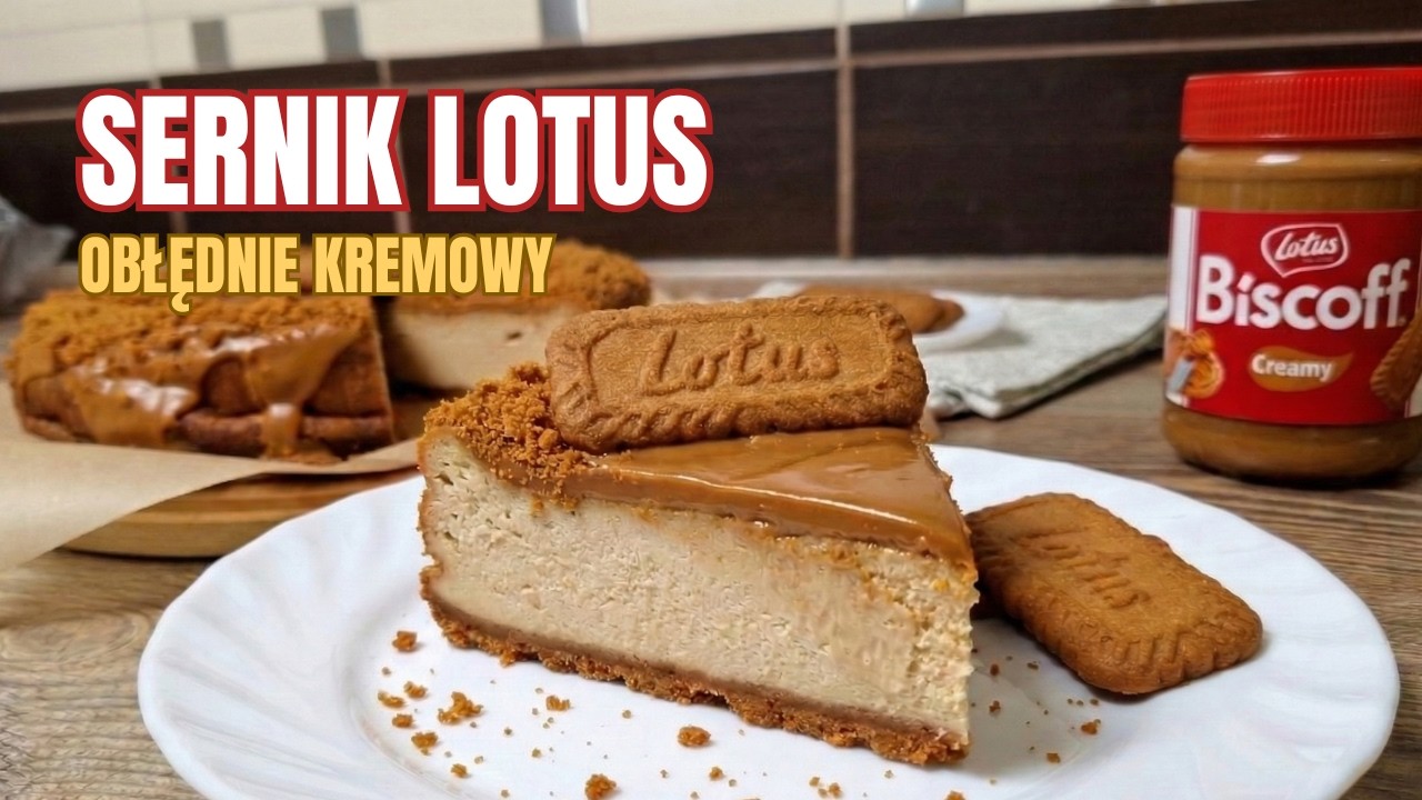 Najlepszy Sernik Lotus Biscoff | Prosty przepis krok po kroku