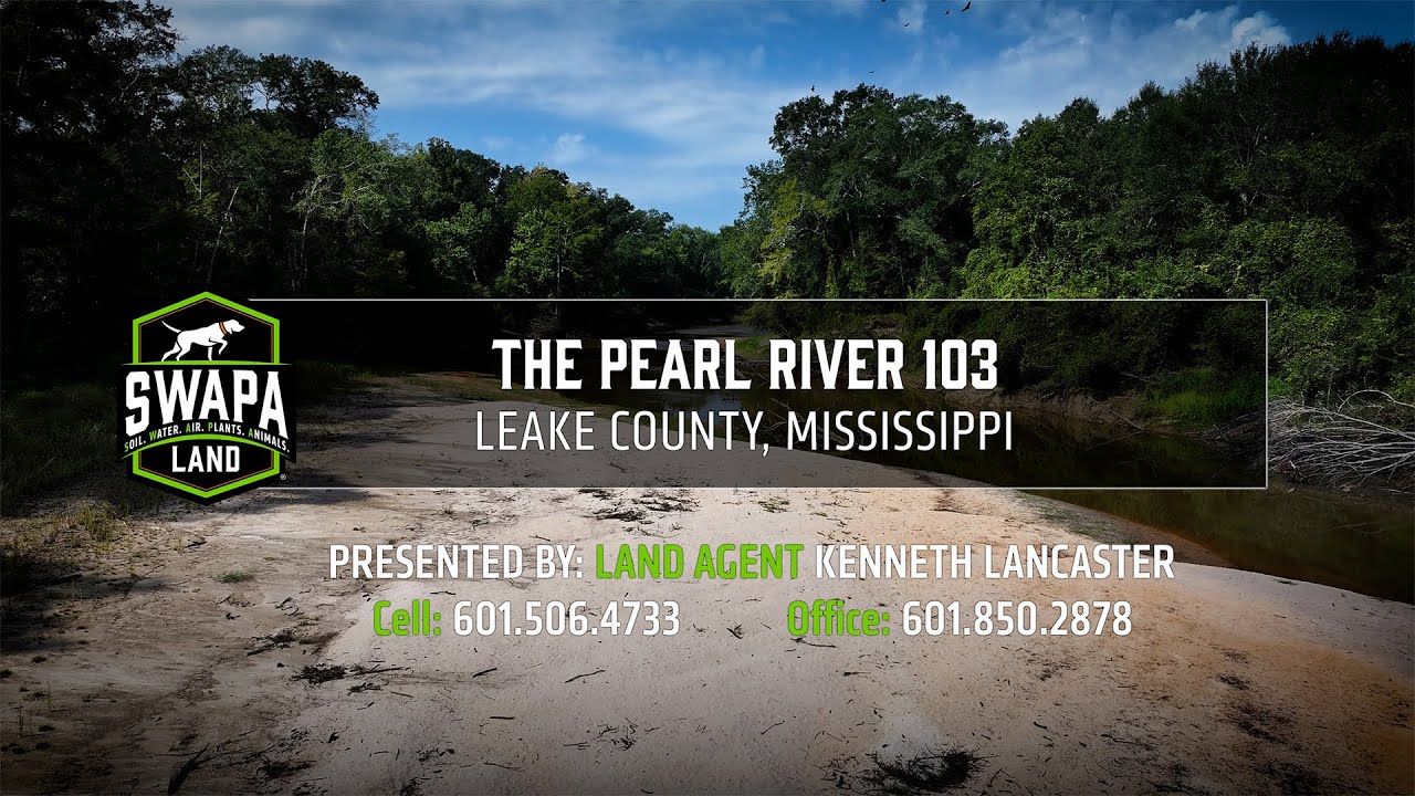 Land For Sale | The Pearl River 103 | Leake County, Mississippi