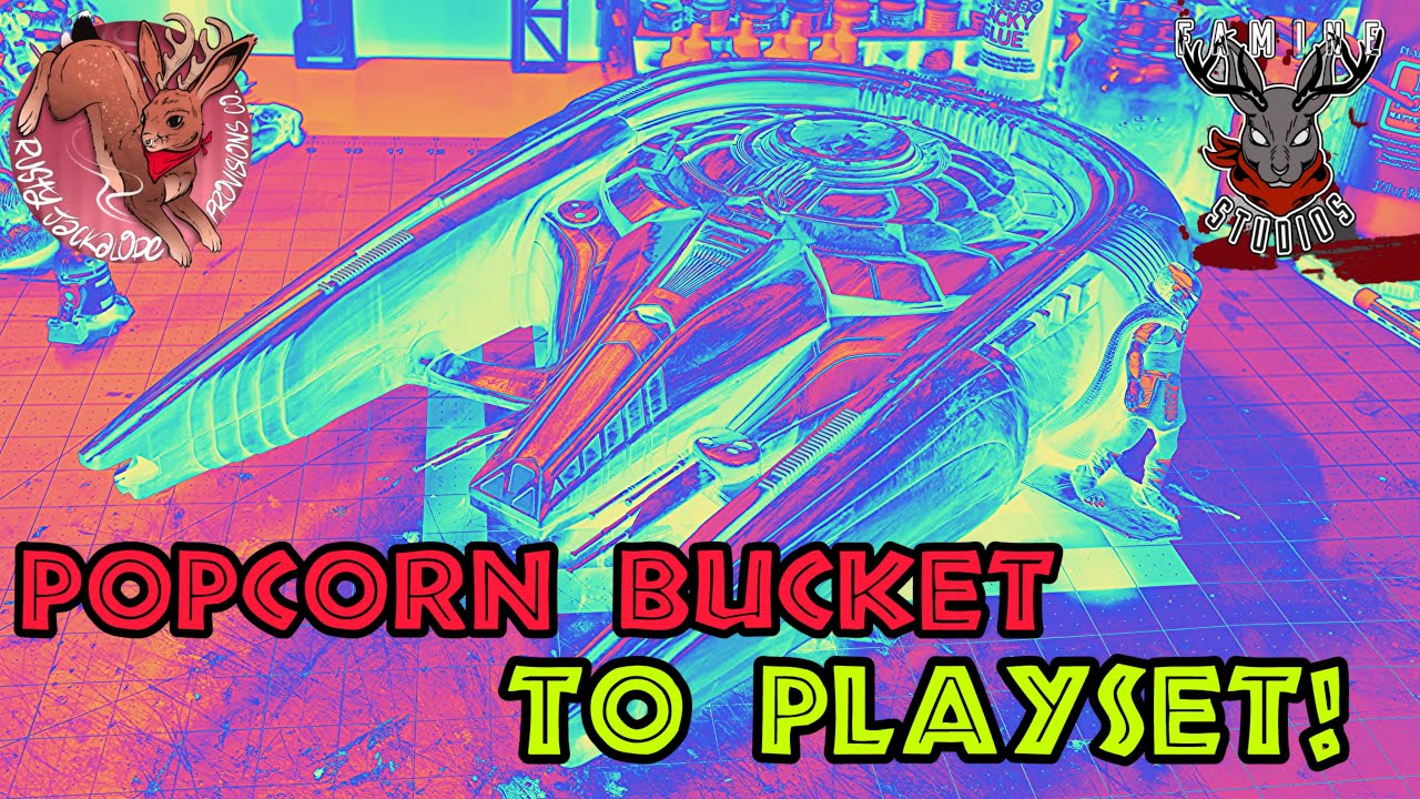 Predator: Badlands! Popcorn bucket to PLAYSET! #118scale #playsets #retroinspired #mattel