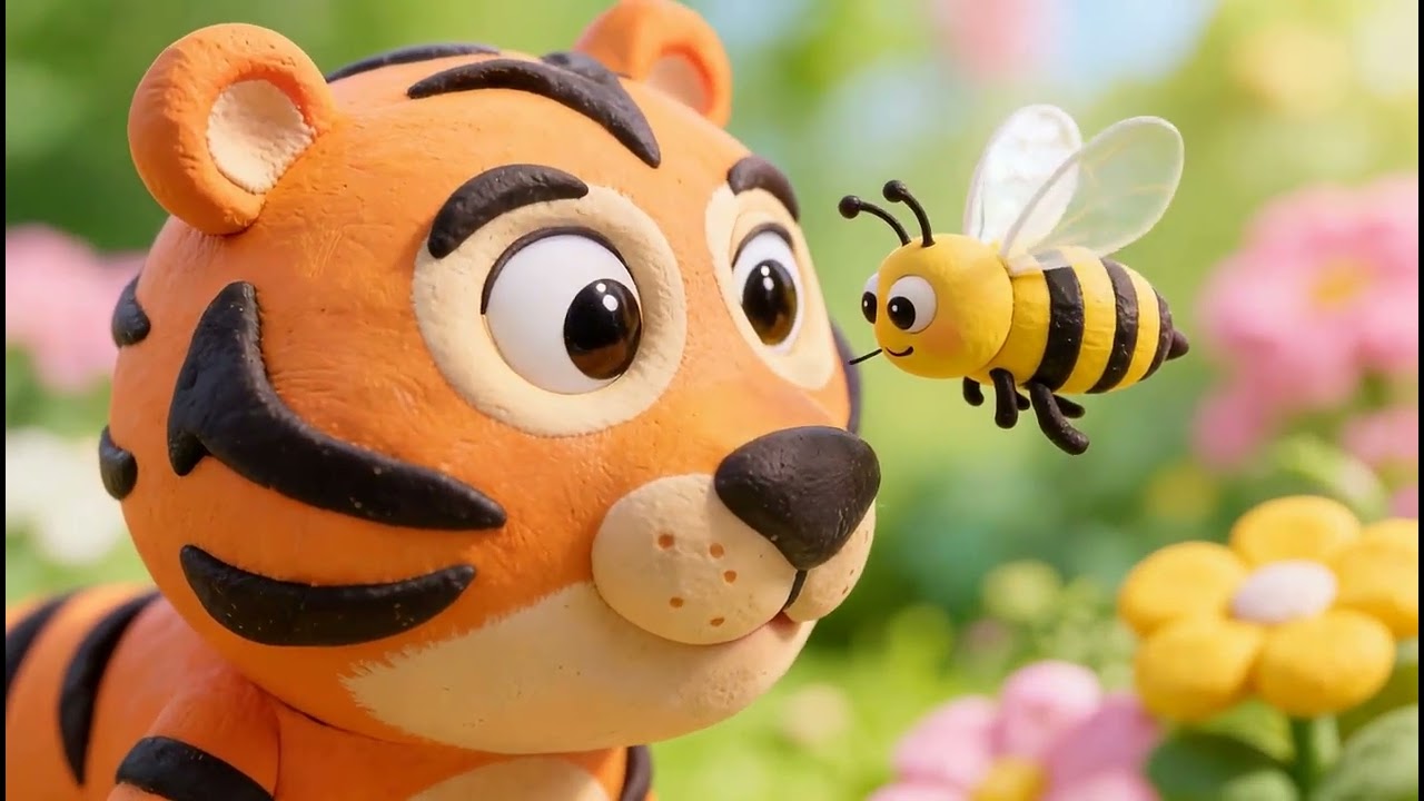 Buzzy Bees | ClayHouse Kids Garden Song for Toddlers