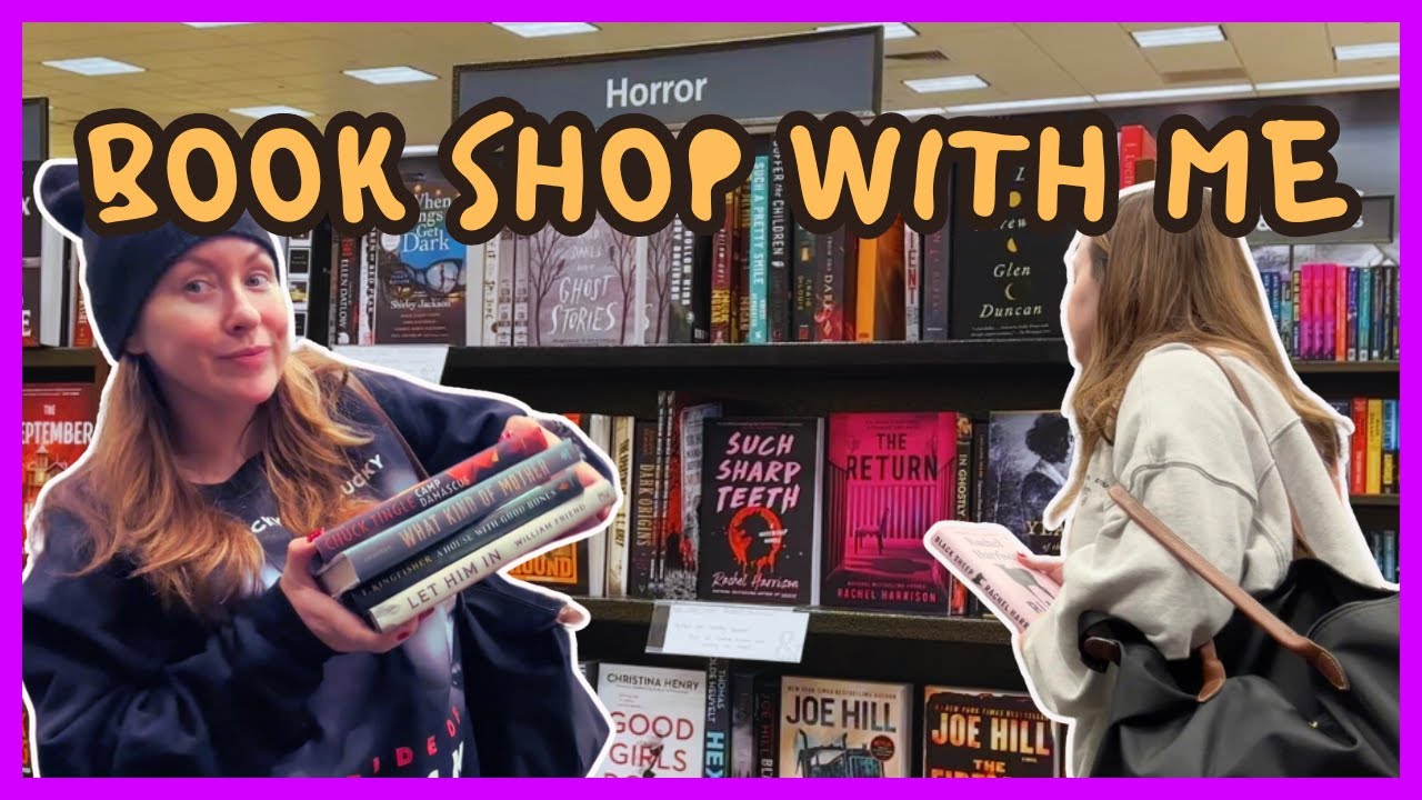 Horror Book Shopping Vlog