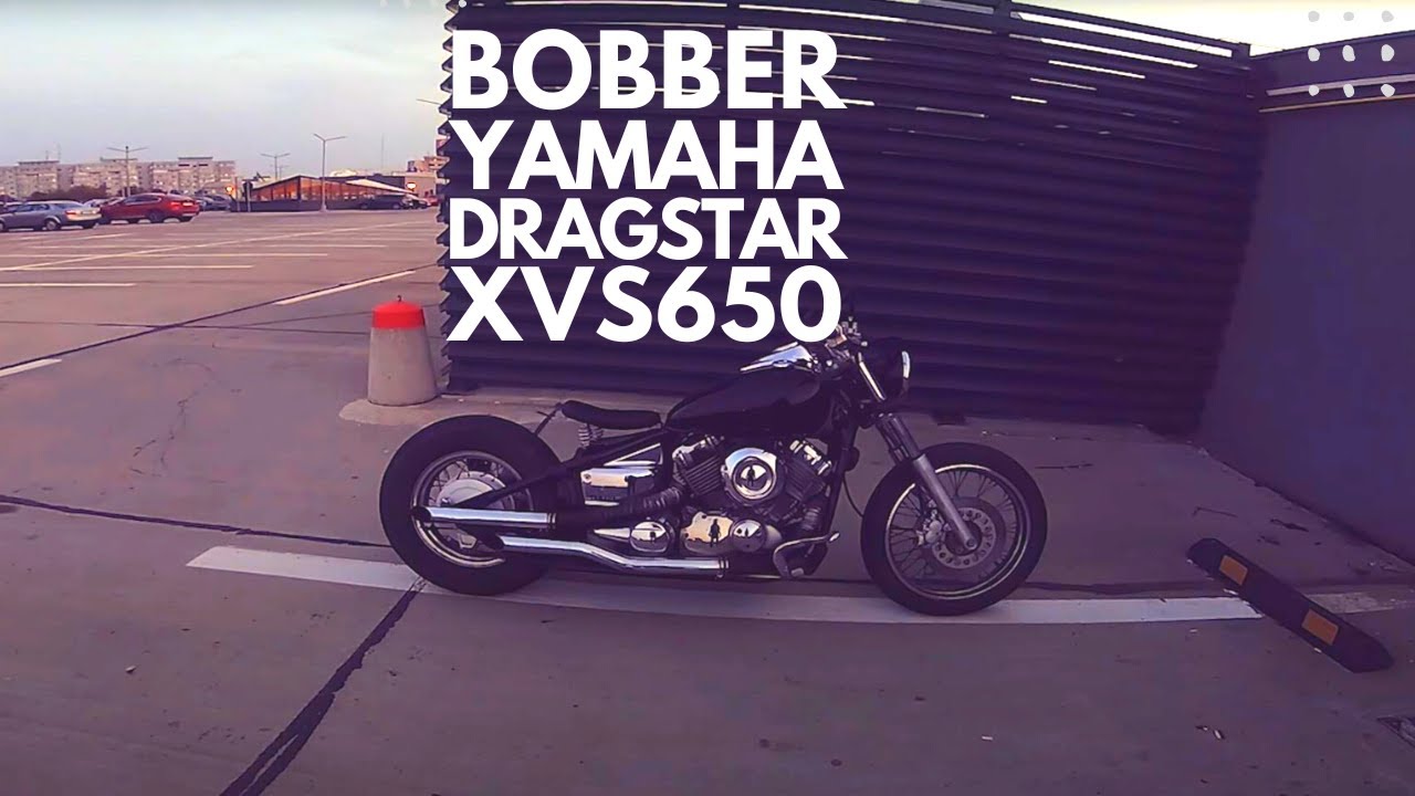 Yamaha Dragstar XVS 650 Bobber  | Short City ride | POV RAW PURE ENGINE SOUND 4K VSTAR