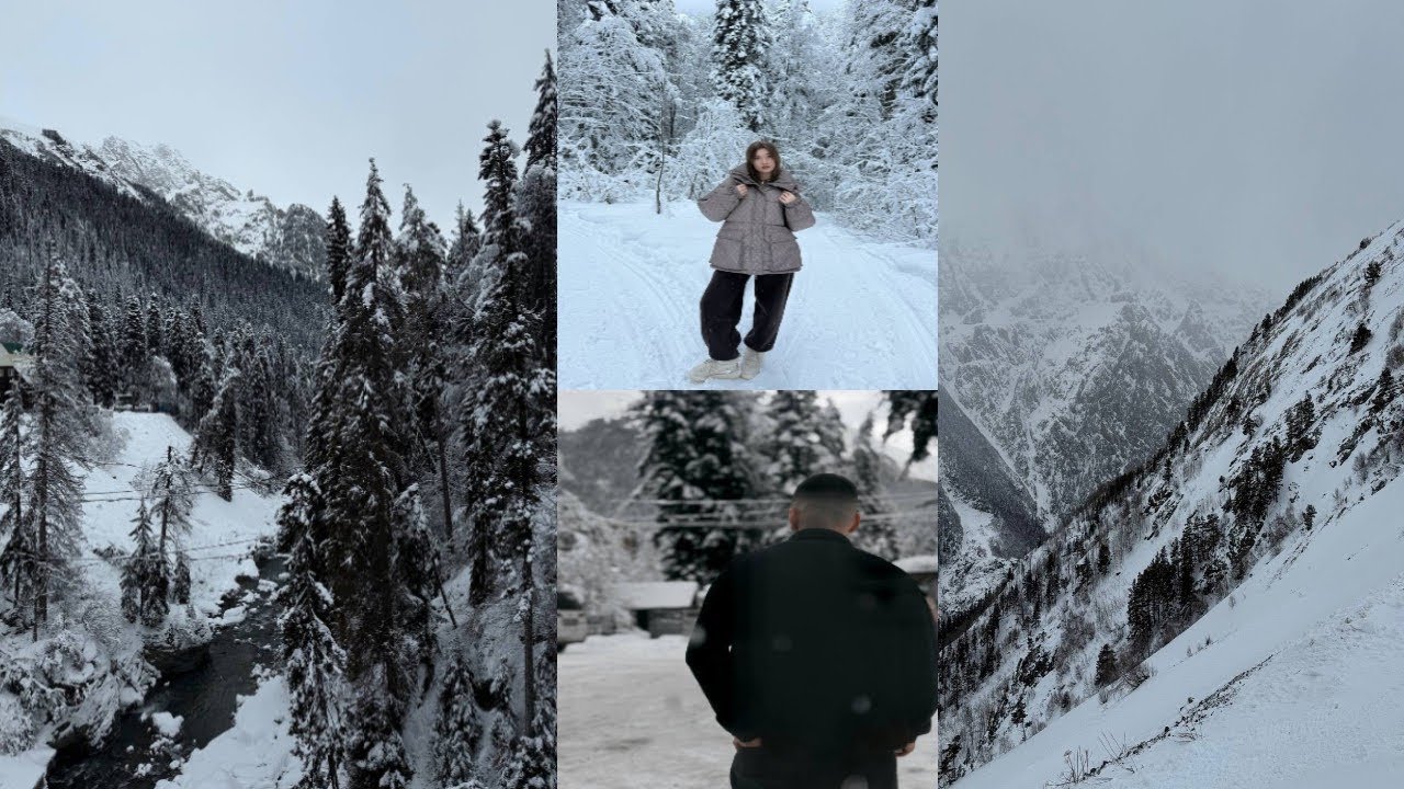 VLOG: поездка в Домбай 🏔️⛷️