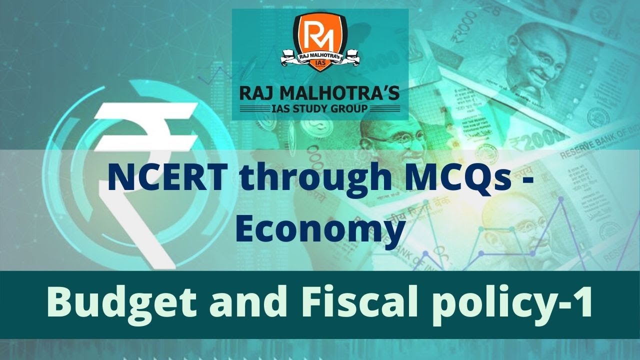 NCERTs through MCQs | Indian Economy - Lecture 8 | Budget and Fiscal policy