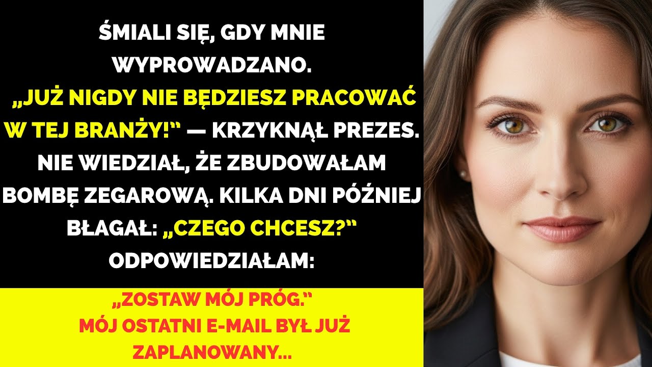 Zostałam wyprowadzona, podczas gdy prezes się śmiał &mdash; aż m&oacute;j ostatni e-mail trafił do wszystkich ...