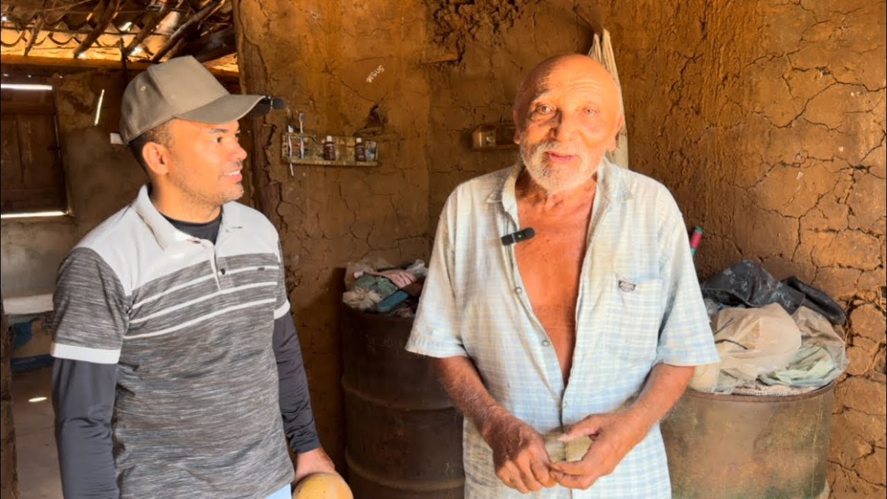 Veja a felicidade de seu Luiz de 80 anos ao receber uma boa notícia 