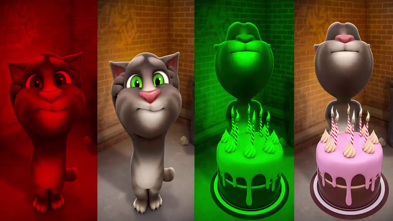 My Talking Tom -- Funny Movement Colors -- Gameplay Mobile Part 9