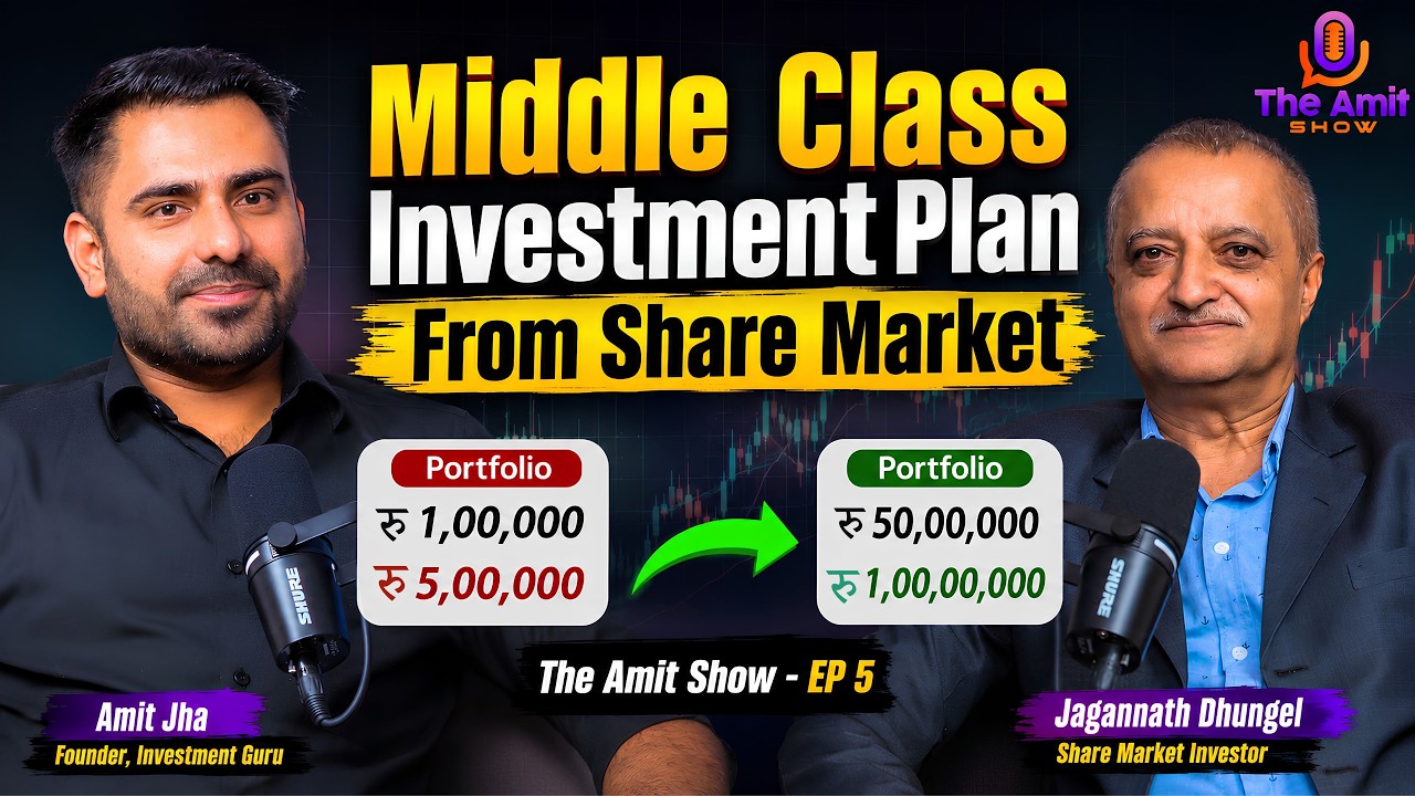 How to Build Wealth from Share Market in Nepal Ft. Jagannath Dhungel with Amit Jha | Ep-5