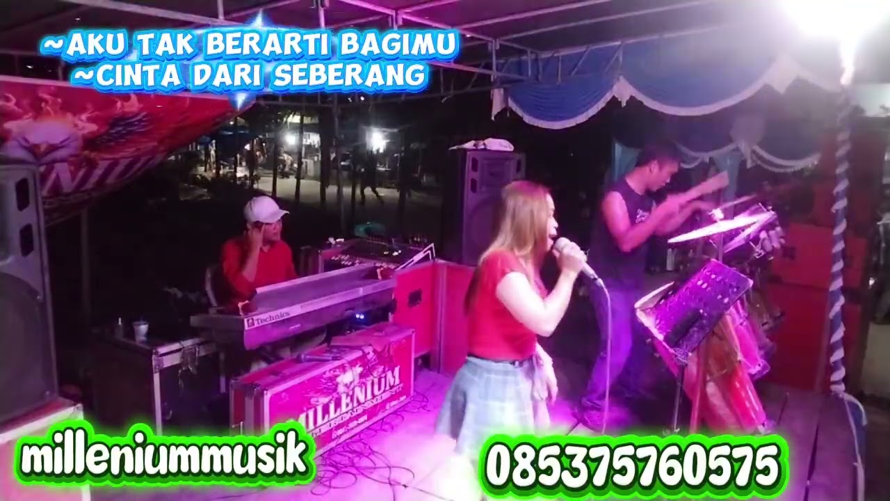 Gondang MILLENIUM ‼️ waow seru ‼️ cha cha ~ aku tak berarti bagimu vs cinta dari seberang 
