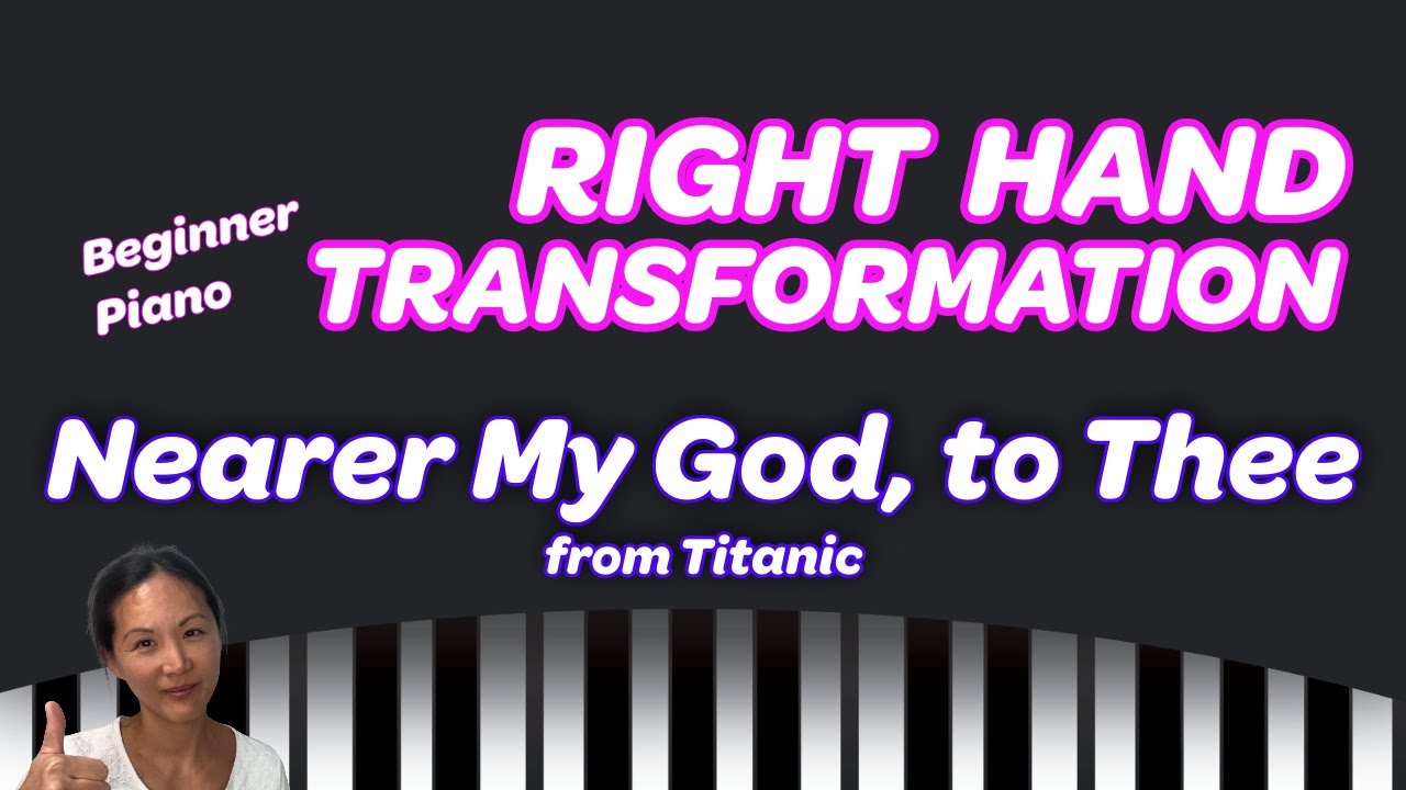Nearer my God, to Thee tutorial: lead sheet to beautiful flowing style
