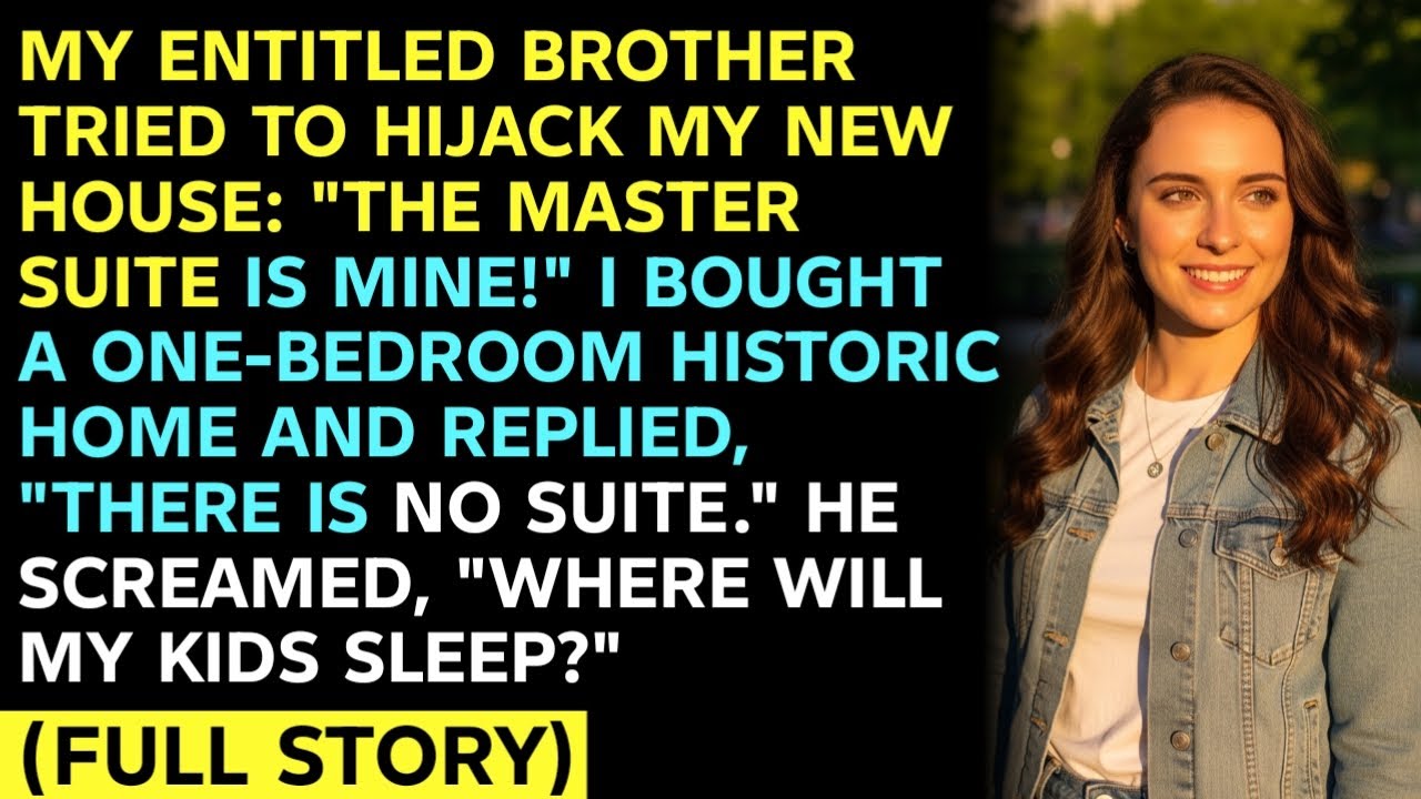 MY ENTITLED BROTHER TRIED TO HIJACK MY NEW HOUSE: 